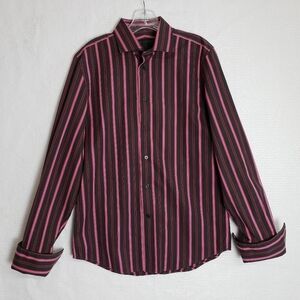 EXPRESS DESIGN STUDIO Mens Button Down Shirt Size S 14-14 1/2